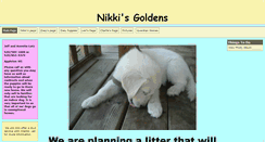 Desktop Screenshot of nikkisgoldens.com