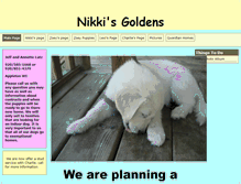 Tablet Screenshot of nikkisgoldens.com